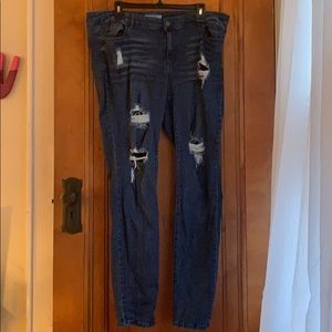Charlotte russe dark wash jeans